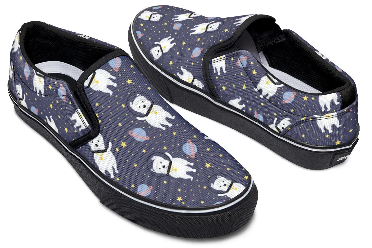 Space Westie Slip-On Shoes