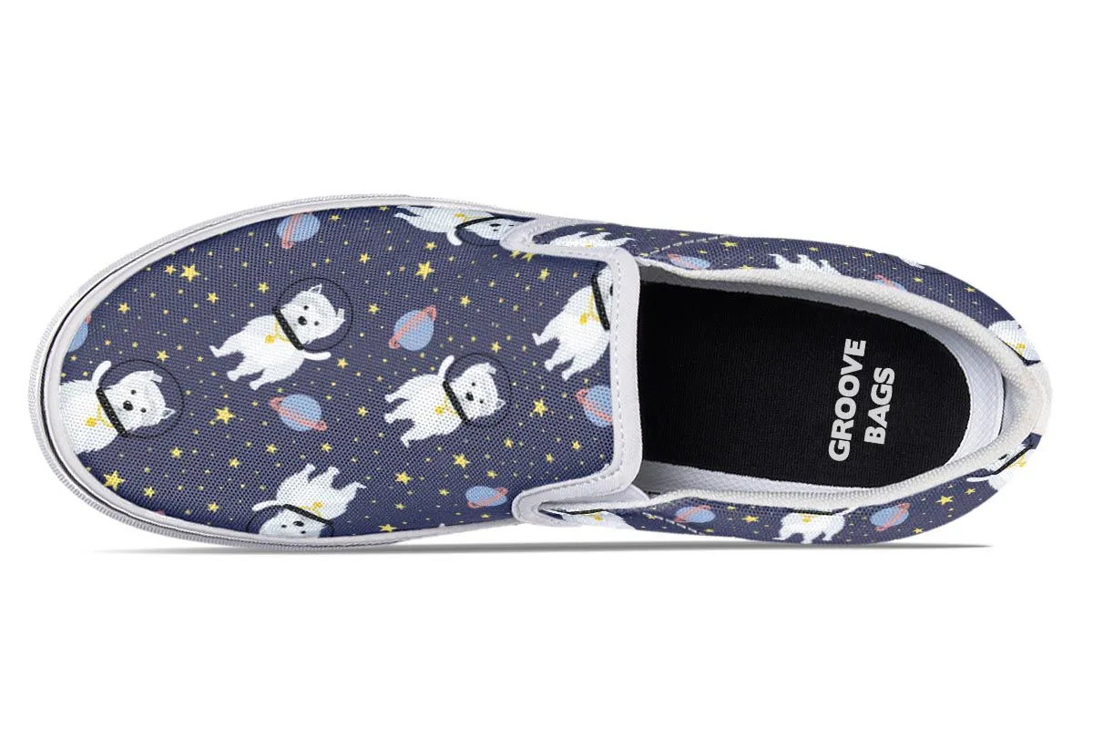 Space Westie Slip-On Shoes