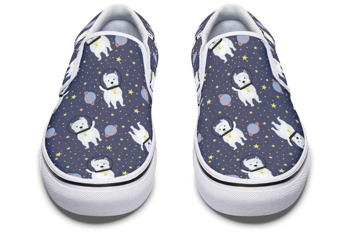 Space Westie Slip-On Shoes