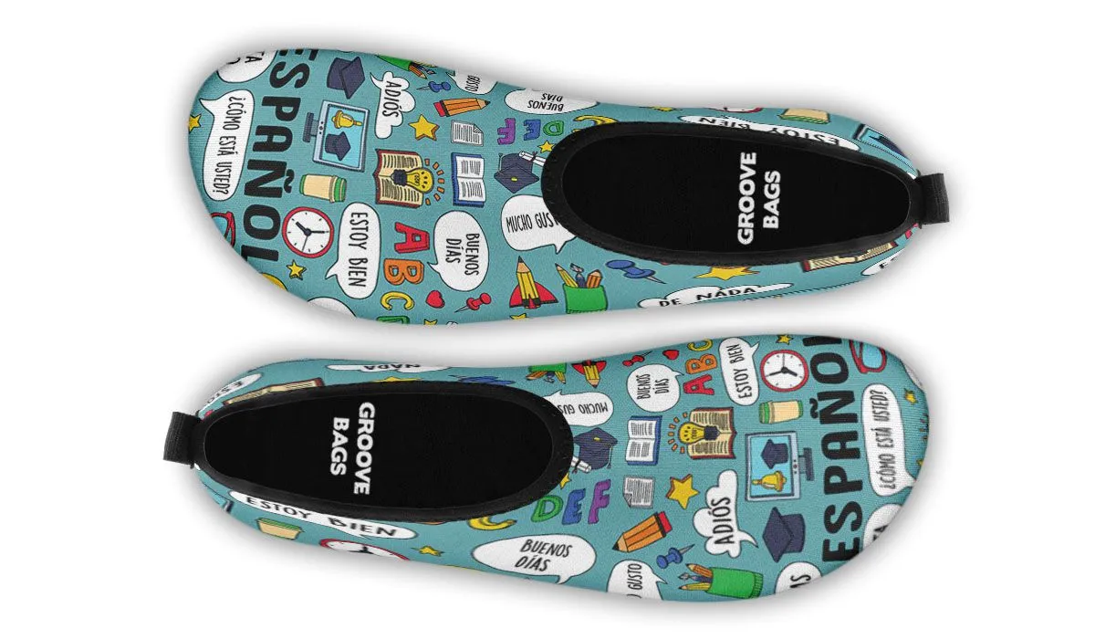 Spanish Teacher Aqua Barefoot Shoes