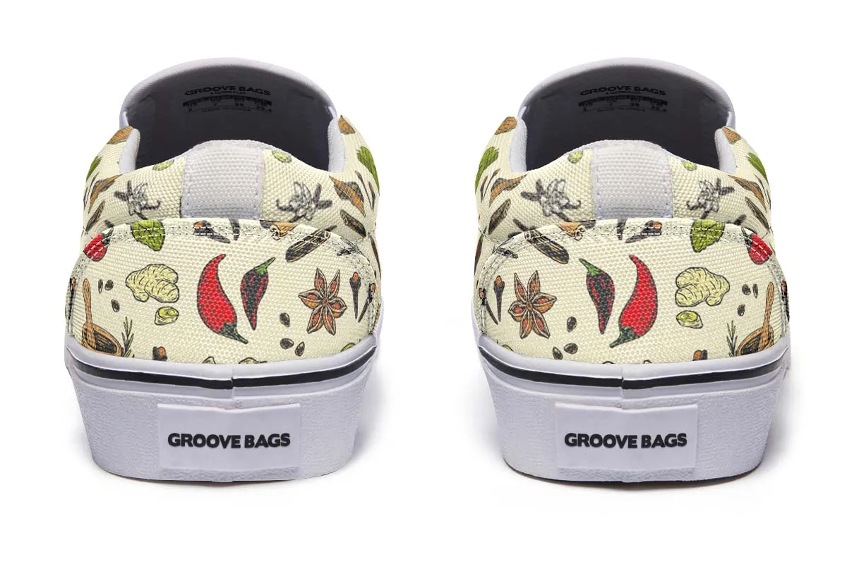 Spices Herbs Slip-On Shoes