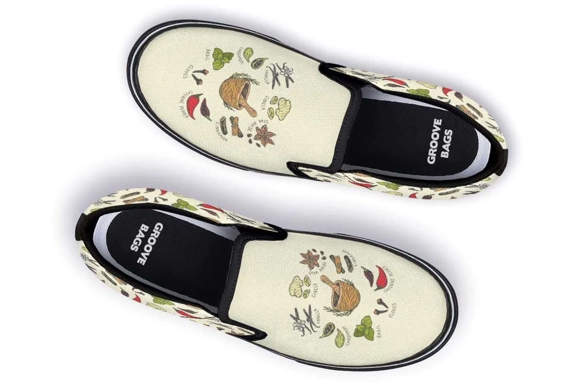 Spices Herbs Slip-On Shoes
