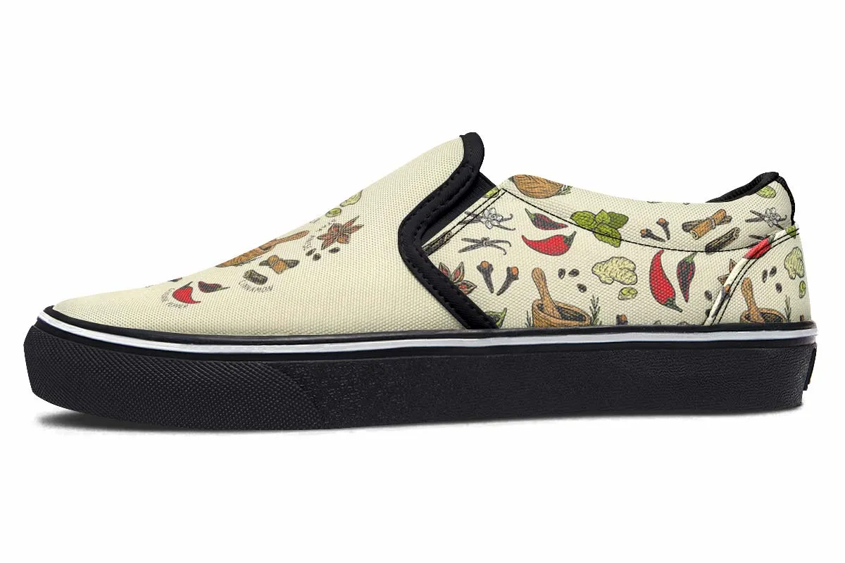 Spices Herbs Slip-On Shoes