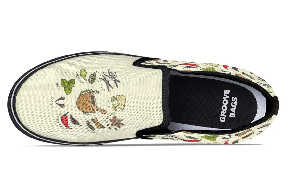Spices Herbs Slip-On Shoes