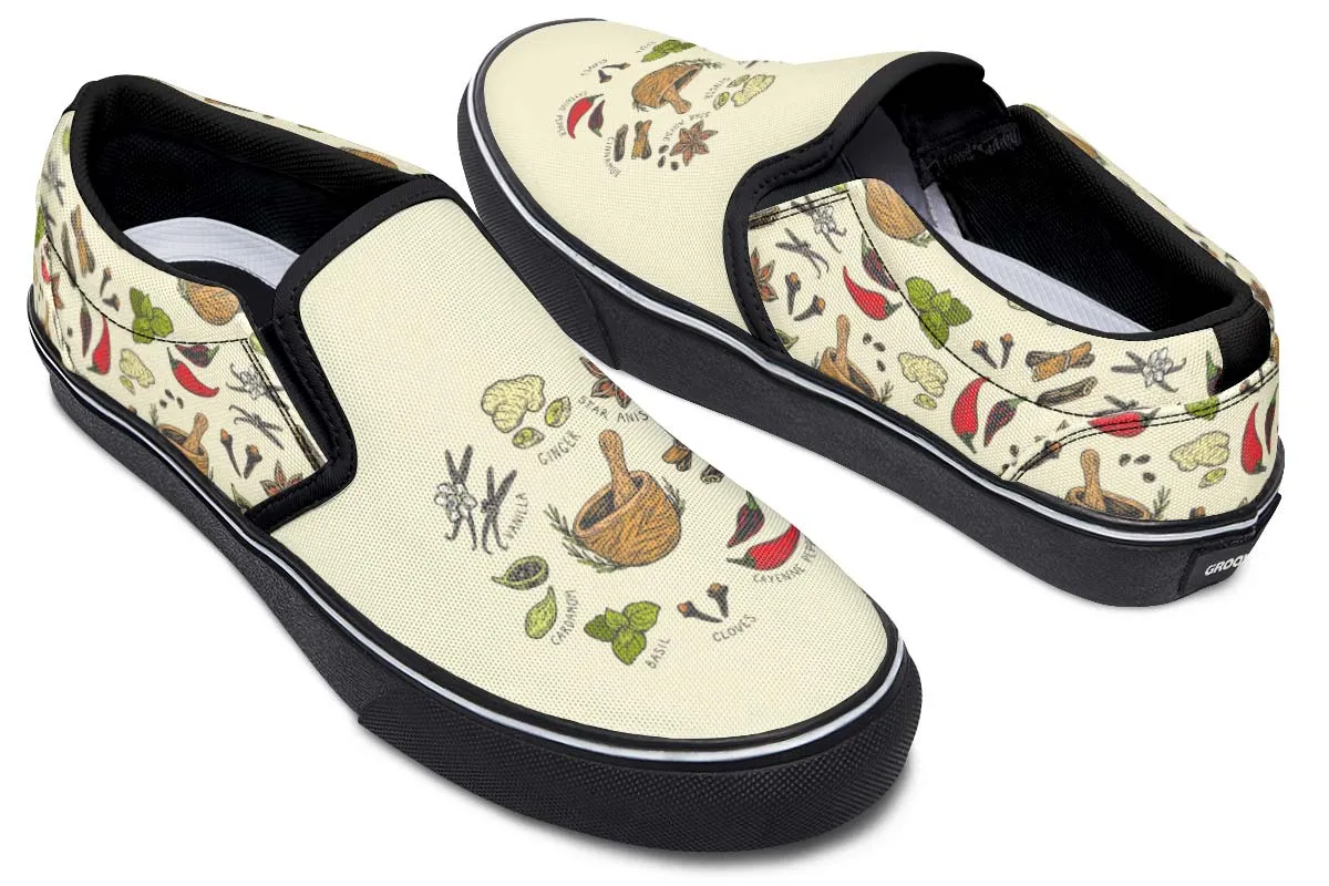 Spices Herbs Slip-On Shoes