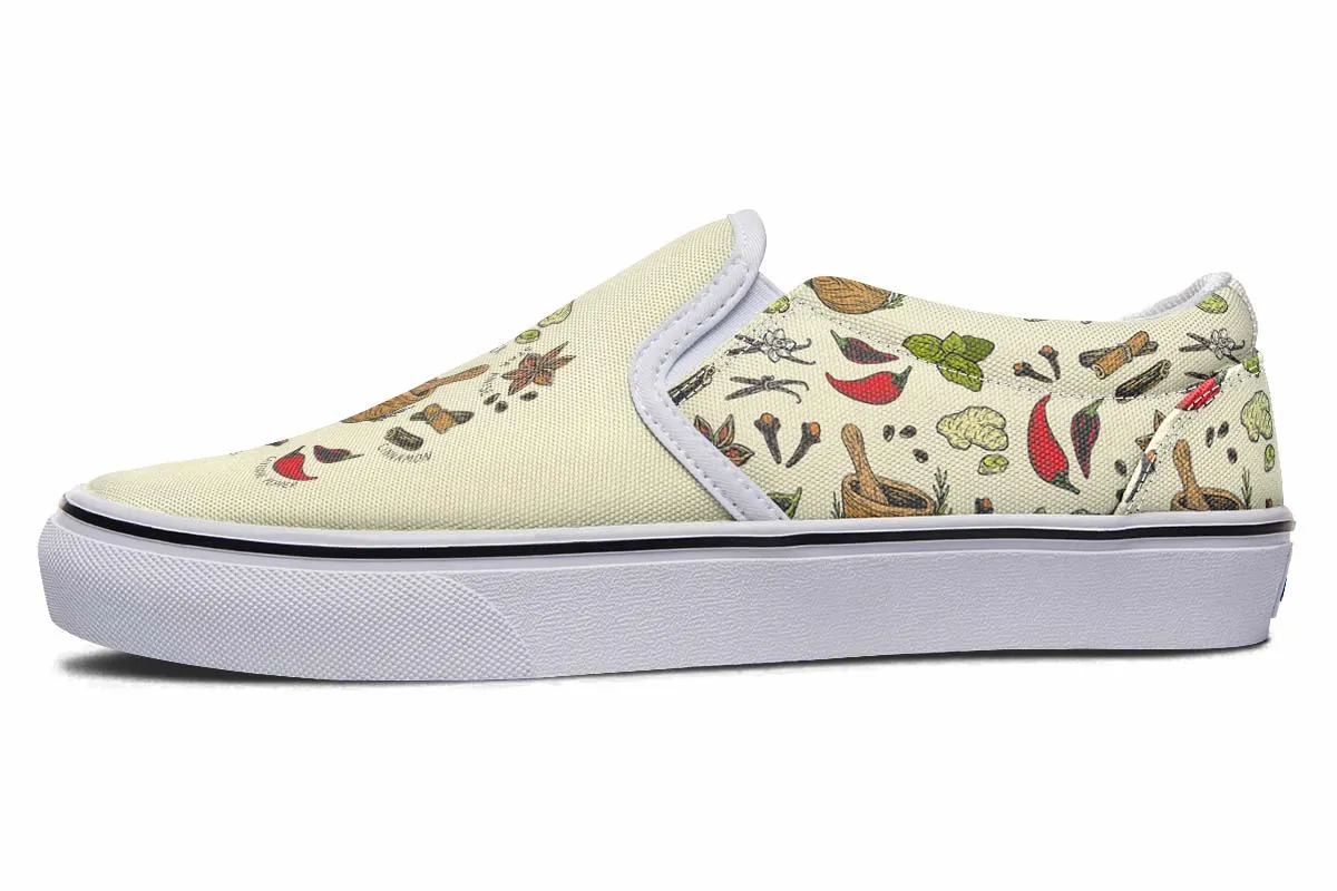 Spices Herbs Slip-On Shoes
