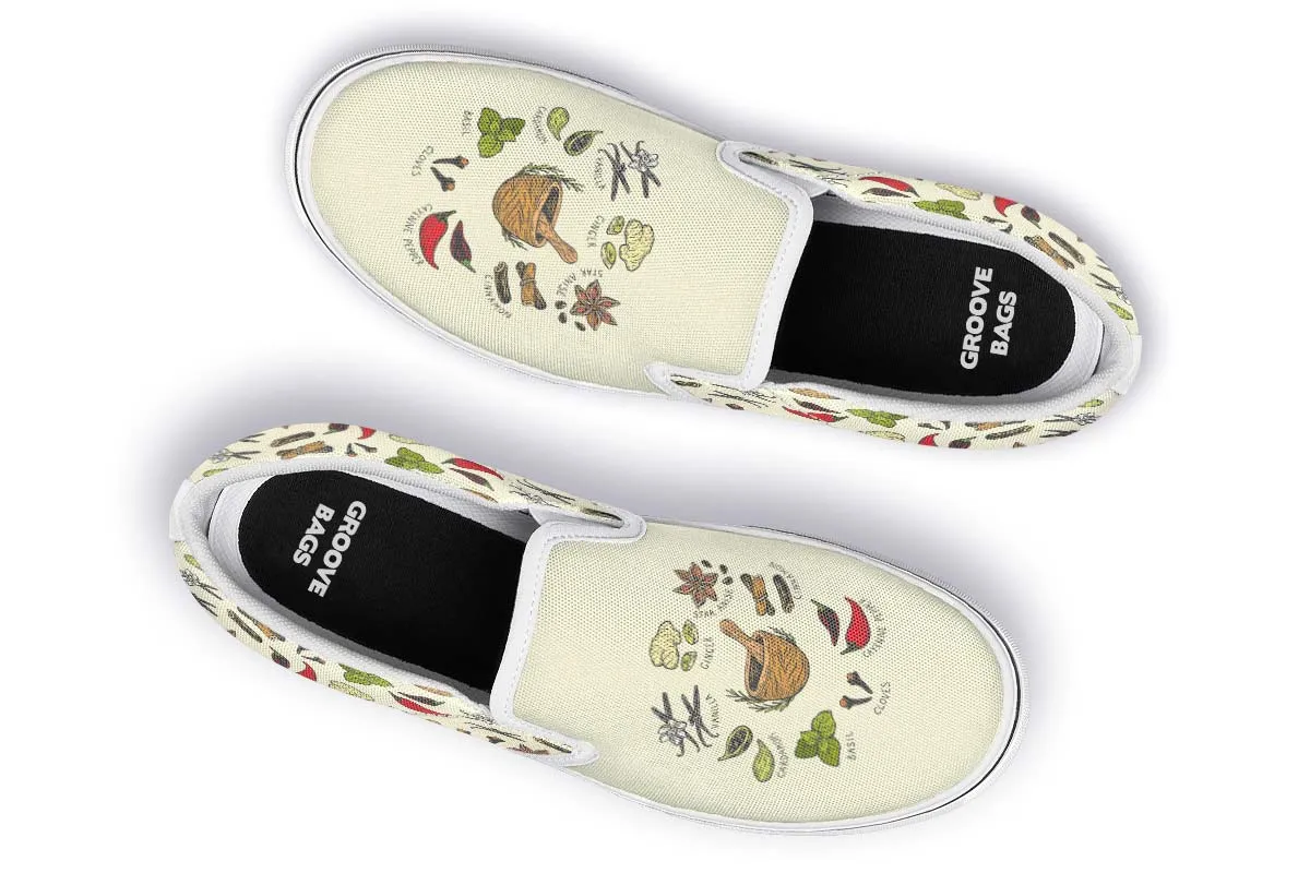 Spices Herbs Slip-On Shoes