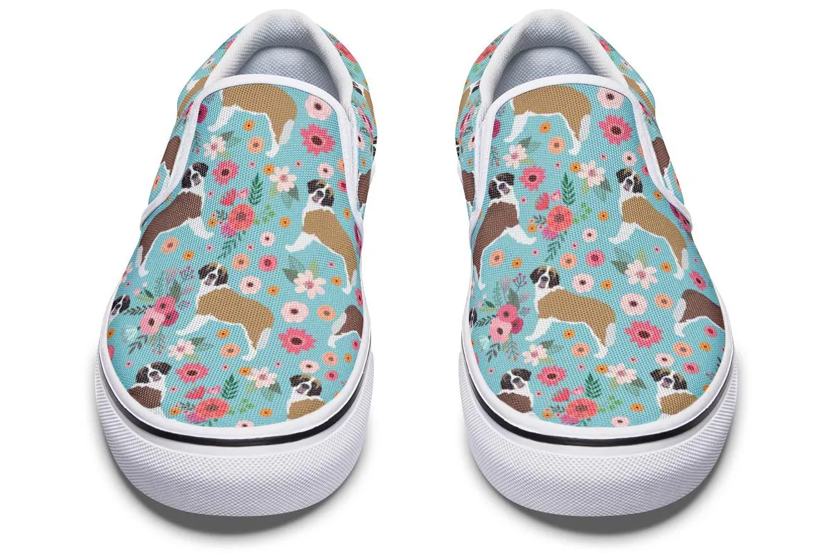 St Bernard Flower Slip-On Shoes