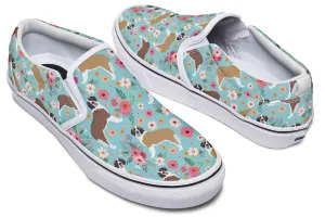 St Bernard Flower Slip-On Shoes