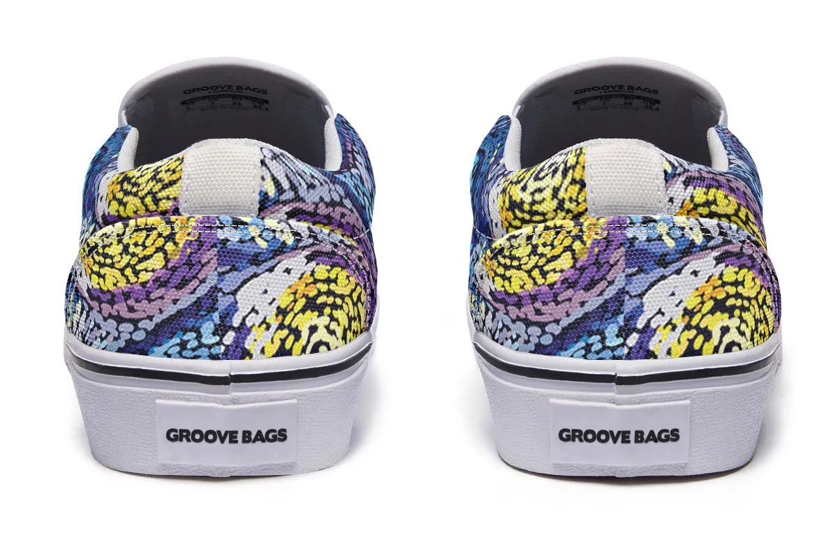 Starry Night Dachshund Slip-On Shoes