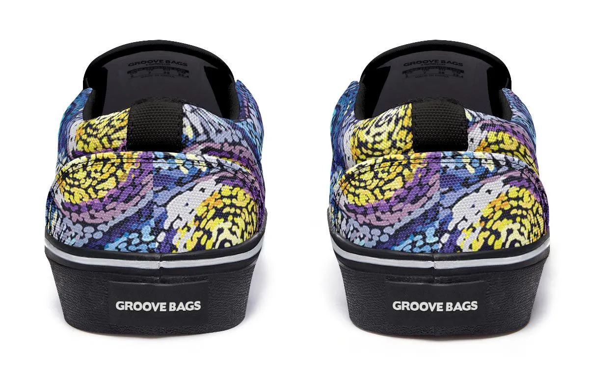 Starry Night Dachshund Slip-On Shoes