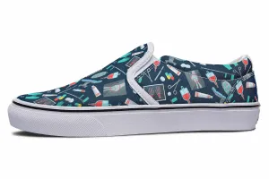 Surgeon Pattern Slip-On Shoes