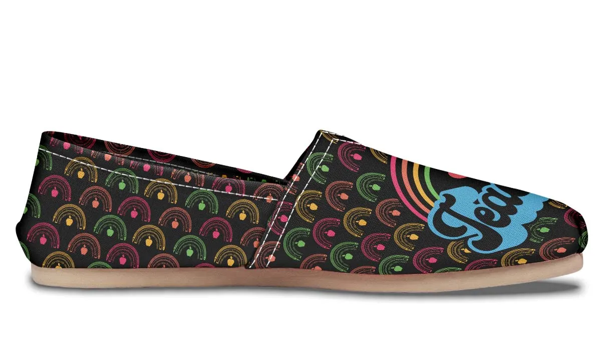 Teacher Rainbow Casual Shoes