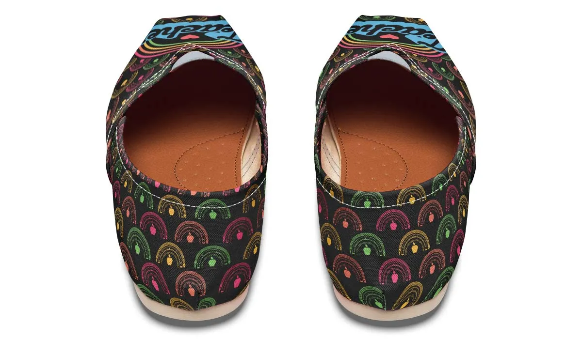 Teacher Rainbow Casual Shoes