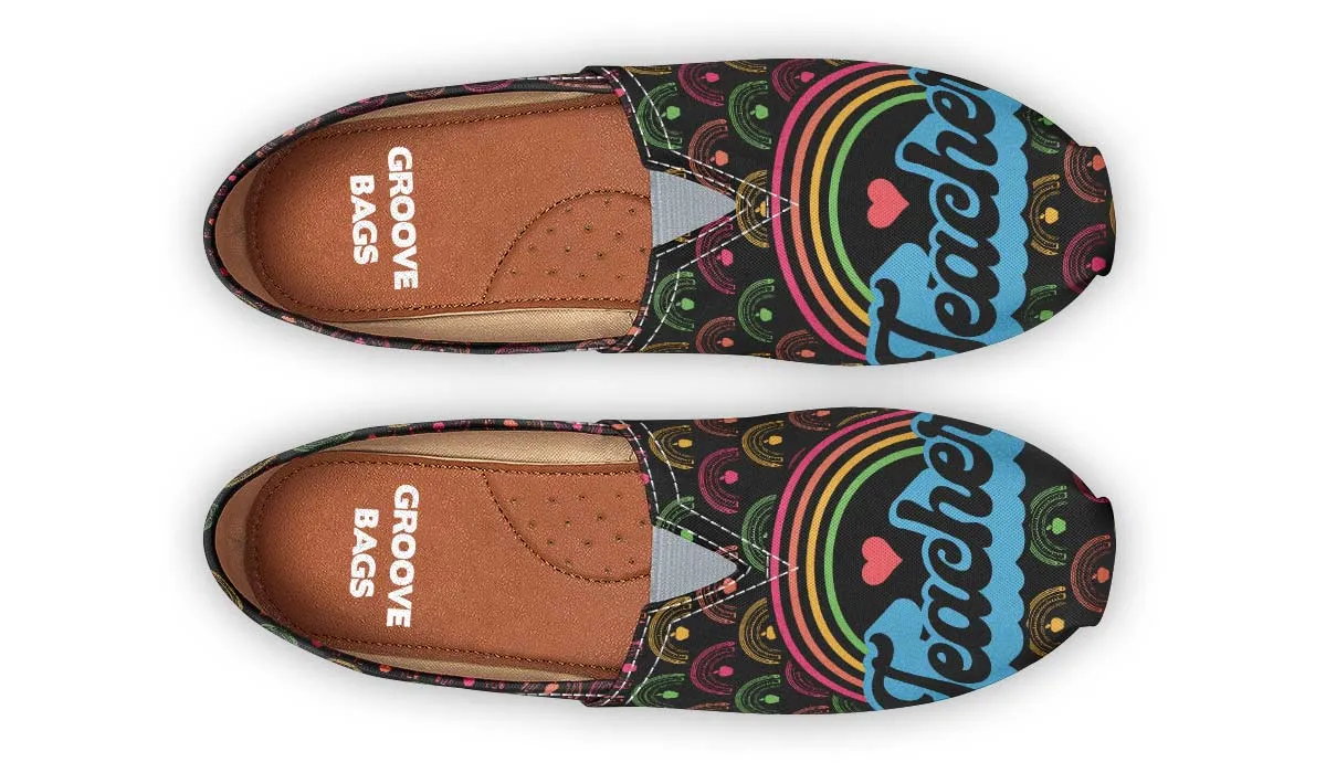 Teacher Rainbow Casual Shoes