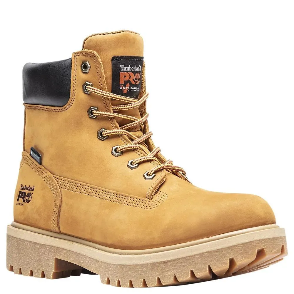 Timberland Men's 65030 PRO Direct Attach 6" Soft Toe Wheat Waterproof