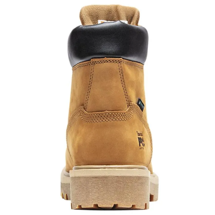 Timberland Men's 65030 PRO Direct Attach 6" Soft Toe Wheat Waterproof