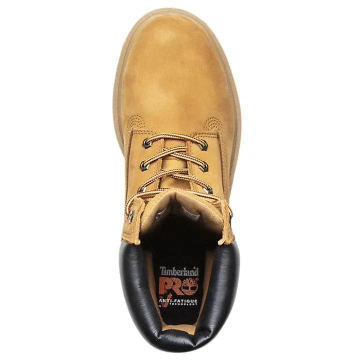 Timberland Men's 65030 PRO Direct Attach 6" Soft Toe Wheat Waterproof