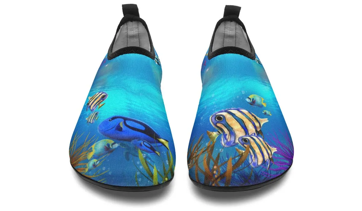 Tropical Ocean Aqua Barefoot Shoes