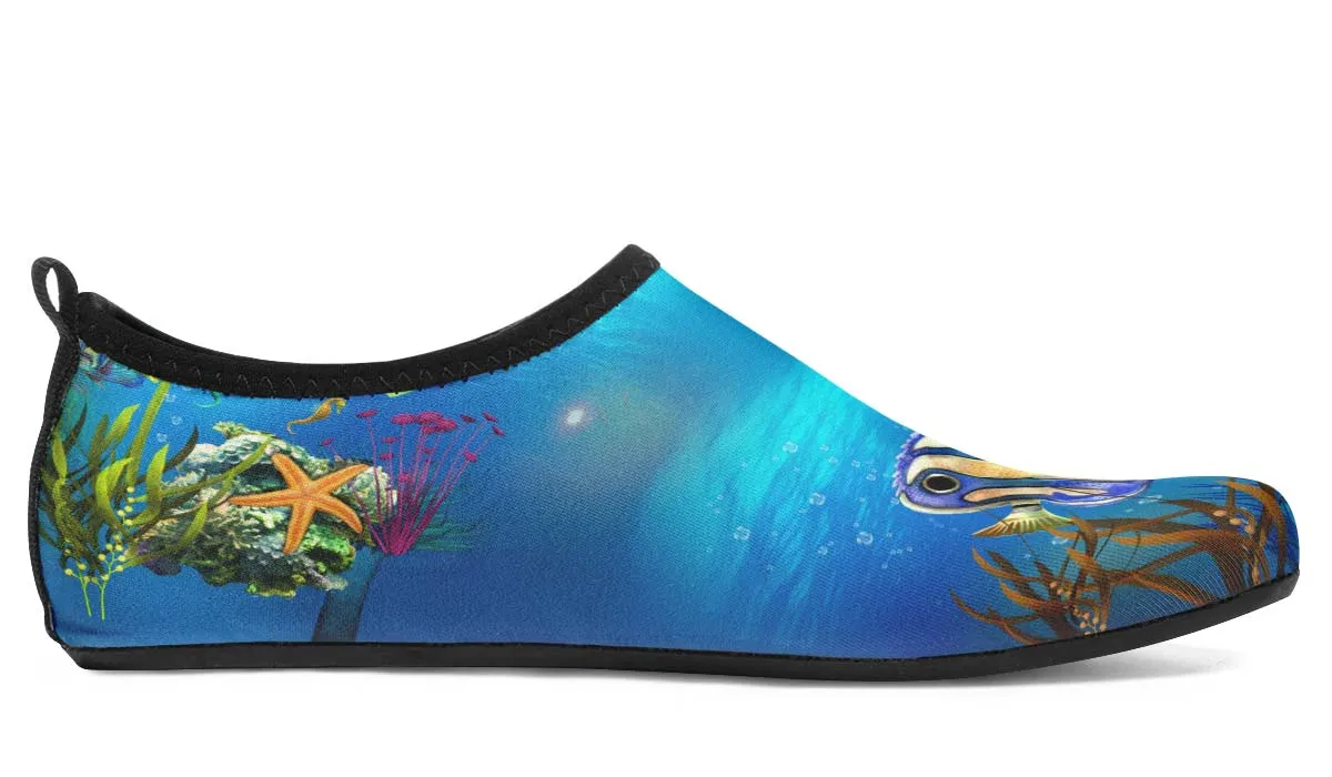 Tropical Ocean Aqua Barefoot Shoes