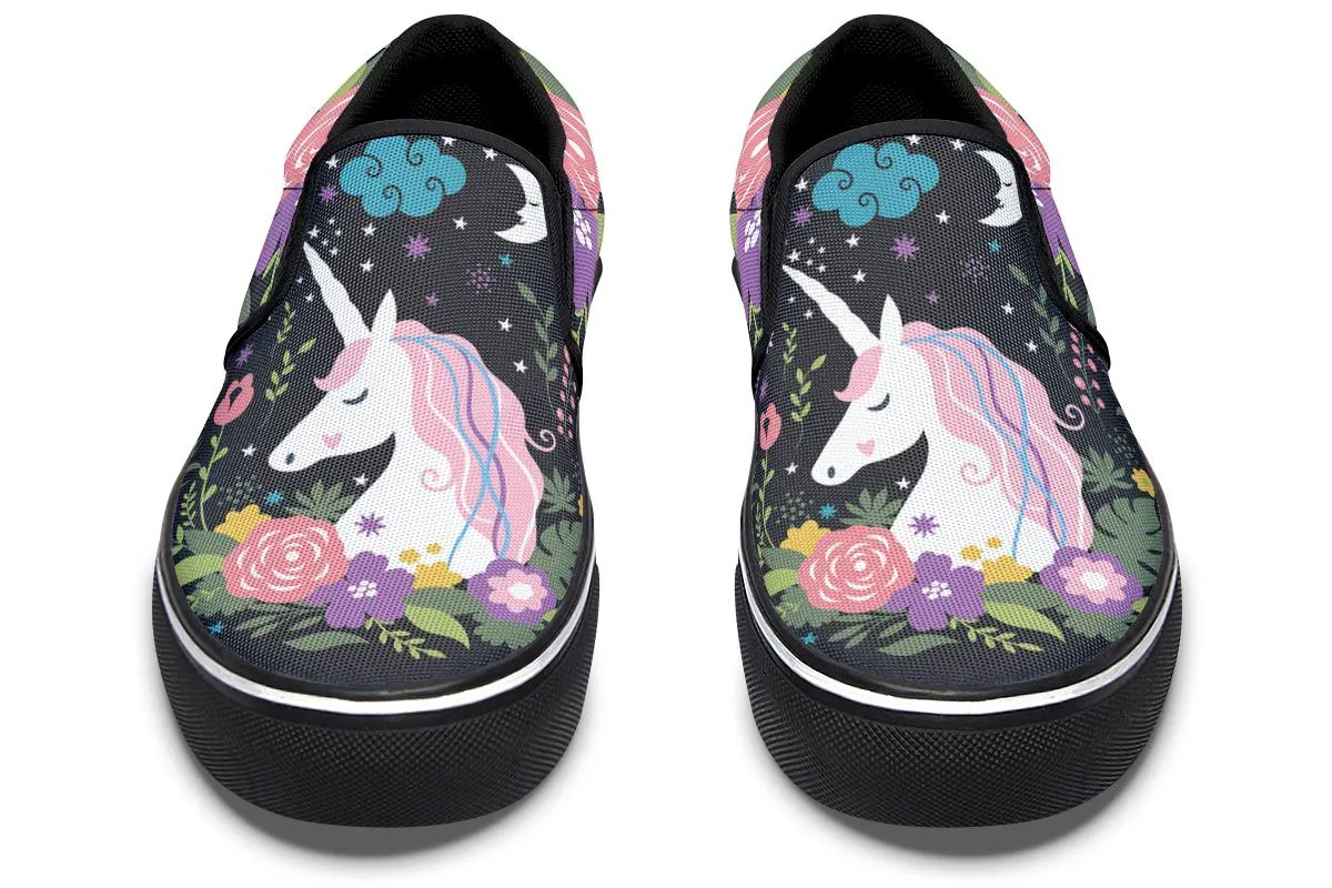 Unicorn Dreams Slip-On Shoes