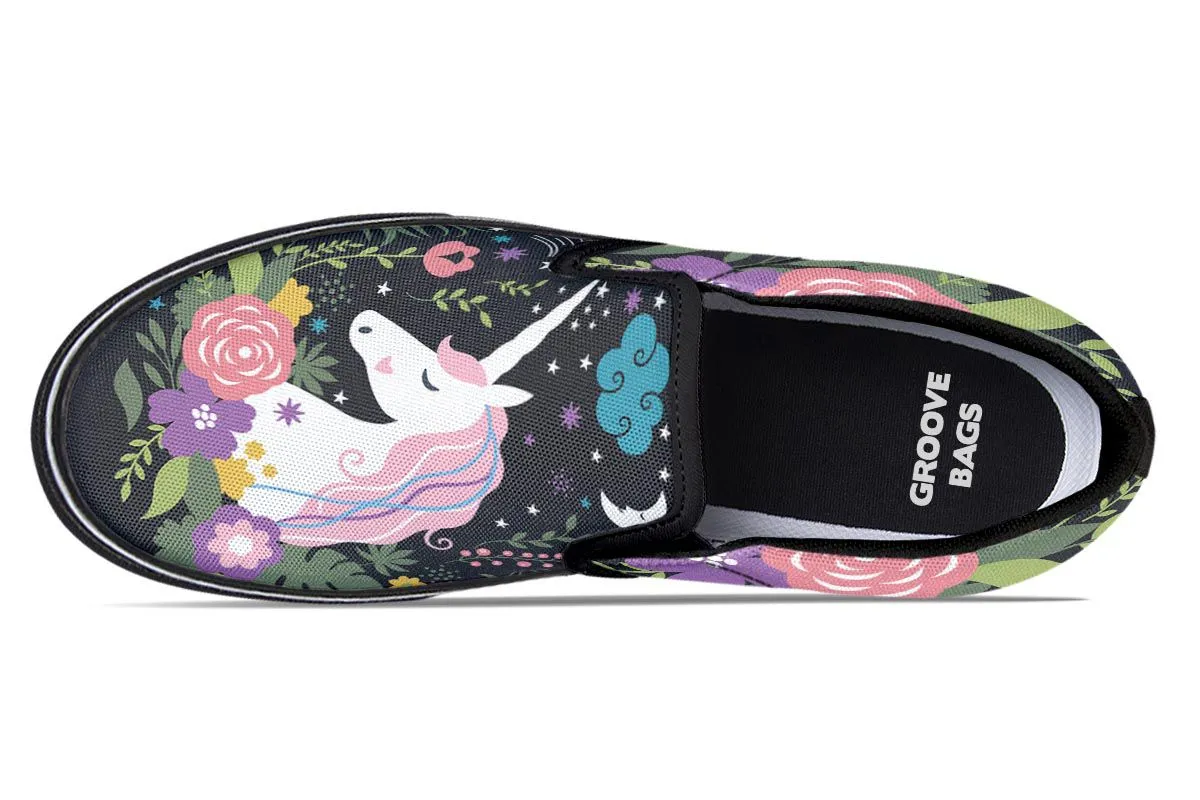 Unicorn Dreams Slip-On Shoes
