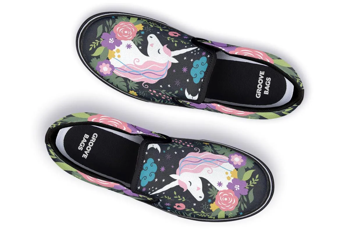 Unicorn Dreams Slip-On Shoes