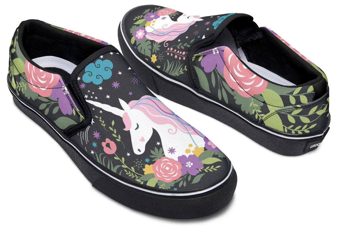 Unicorn Dreams Slip-On Shoes