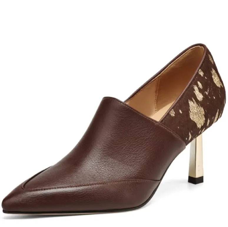 USS Shoes Raiza Women's Elegant Leather High Heel Pumps
