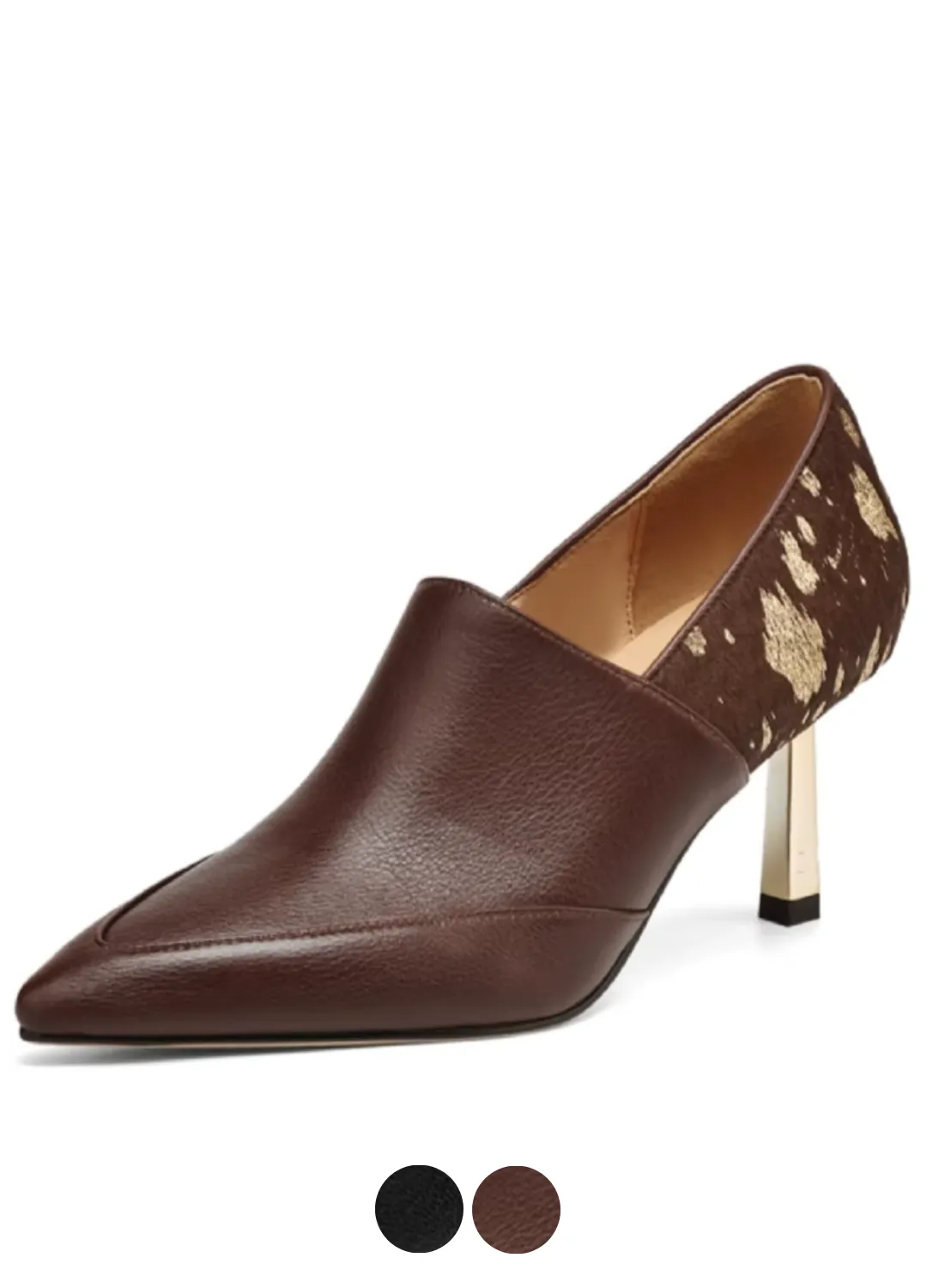 USS Shoes Raiza Women's Elegant Leather High Heel Pumps