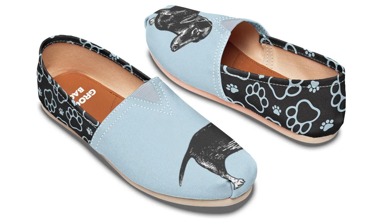 Vintage Dachshund Casual Shoes