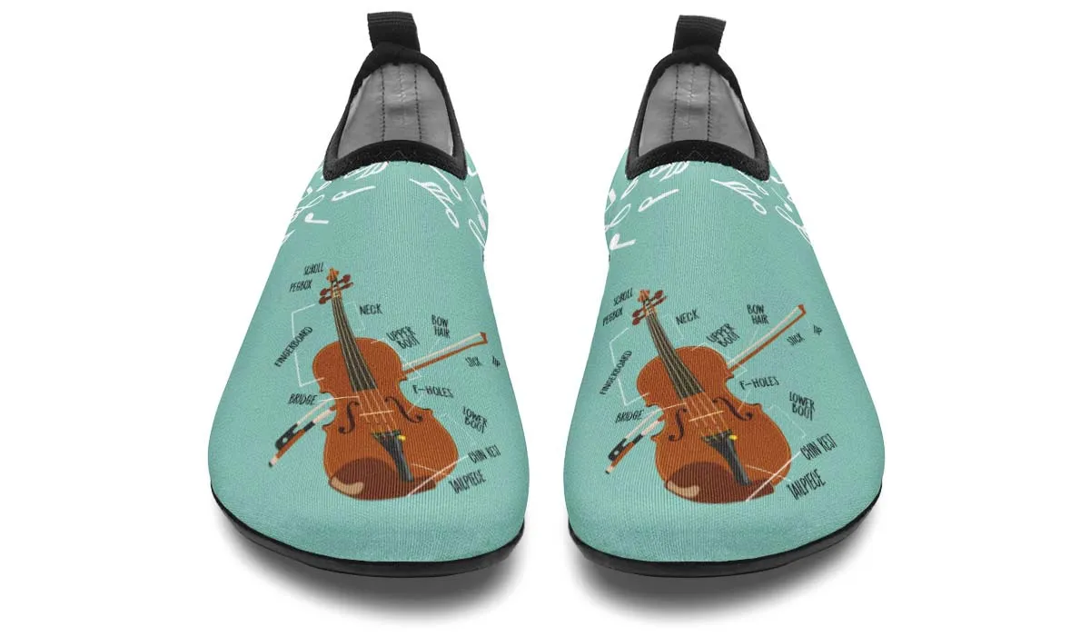 Violin Diagram Aqua Barefoot Shoes