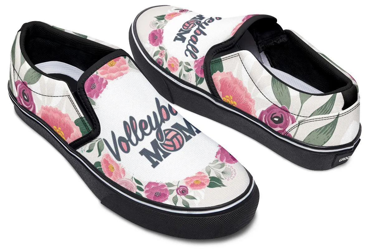 Volleyball Mom Slip-On Shoes