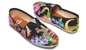 Watercolor Cat Bengal Casual Shoes