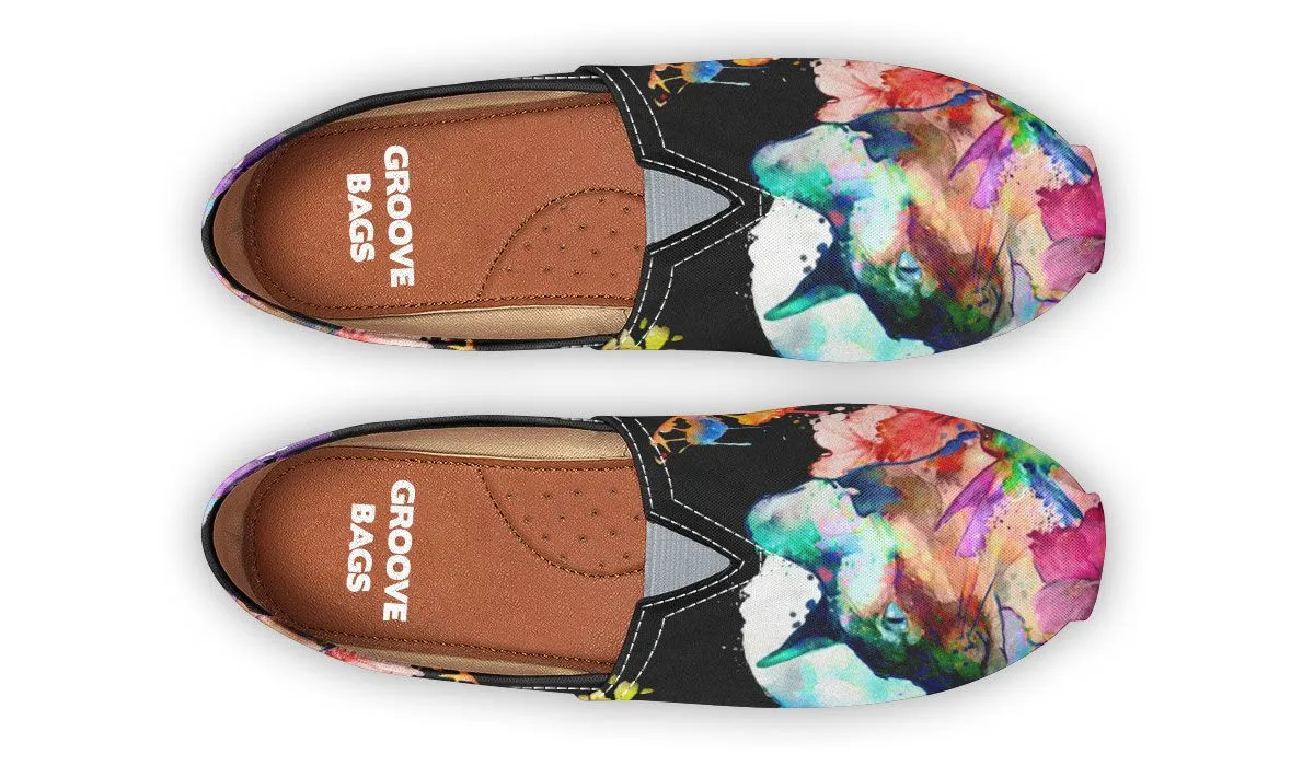 Watercolor Cat Siamese Casual Shoes