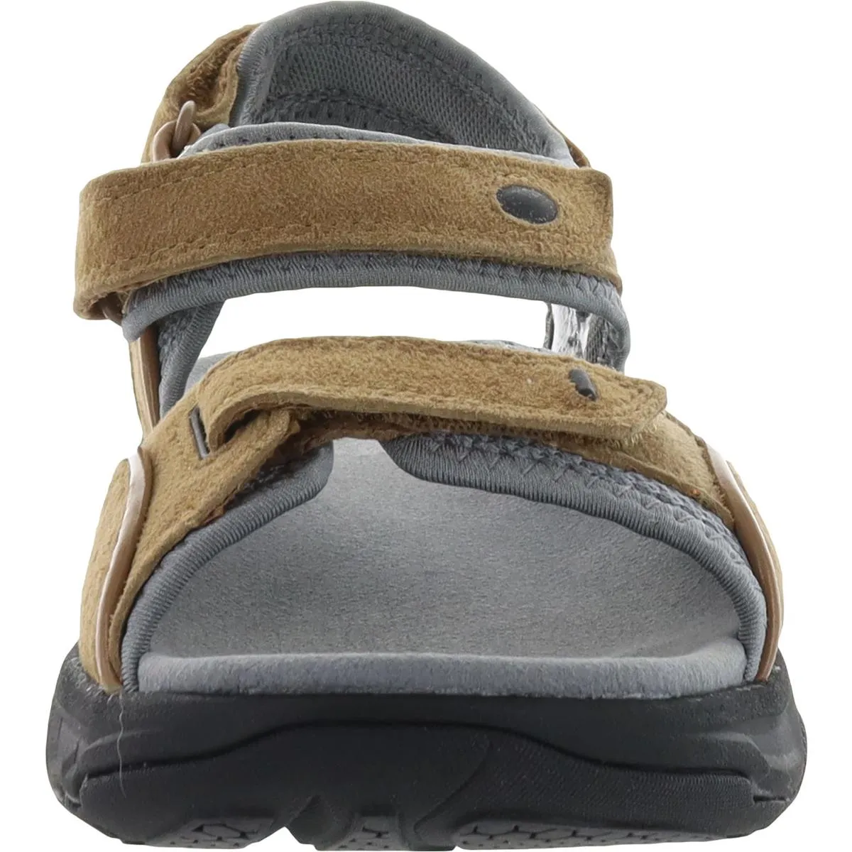 Wave Grip Womens Leather Ankle Strap Strap Sandals