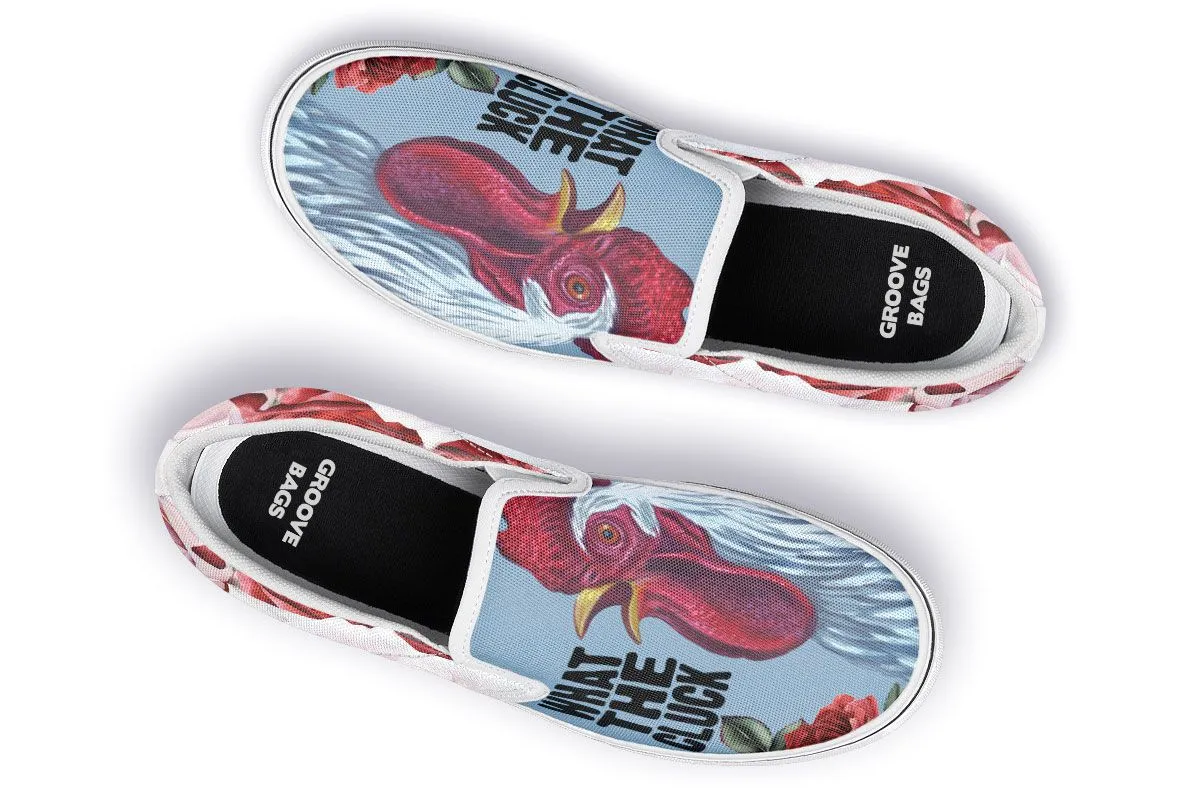 What The Cluck Slip-On Shoes