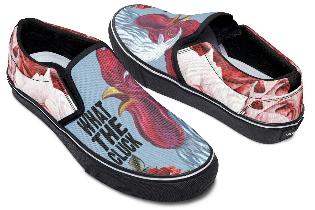 What The Cluck Slip-On Shoes
