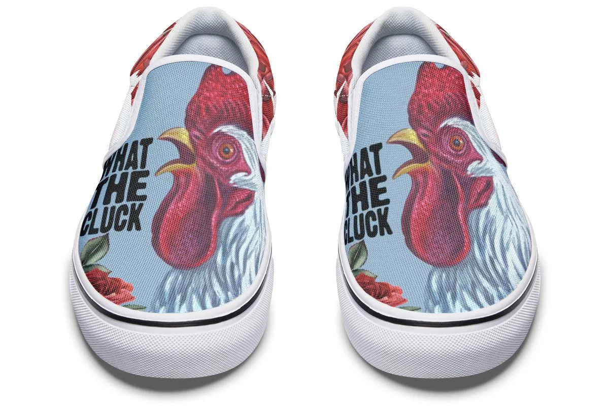 What The Cluck Slip-On Shoes