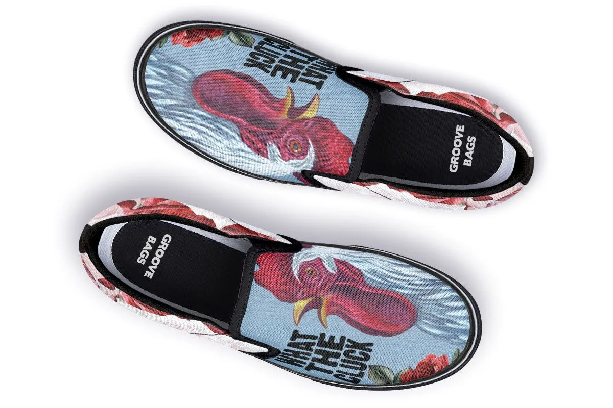 What The Cluck Slip-On Shoes