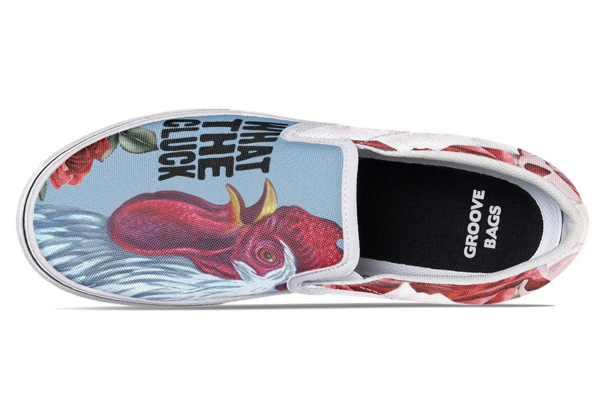What The Cluck Slip-On Shoes