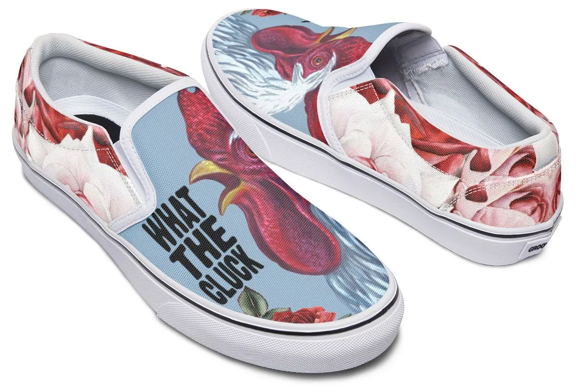 What The Cluck Slip-On Shoes