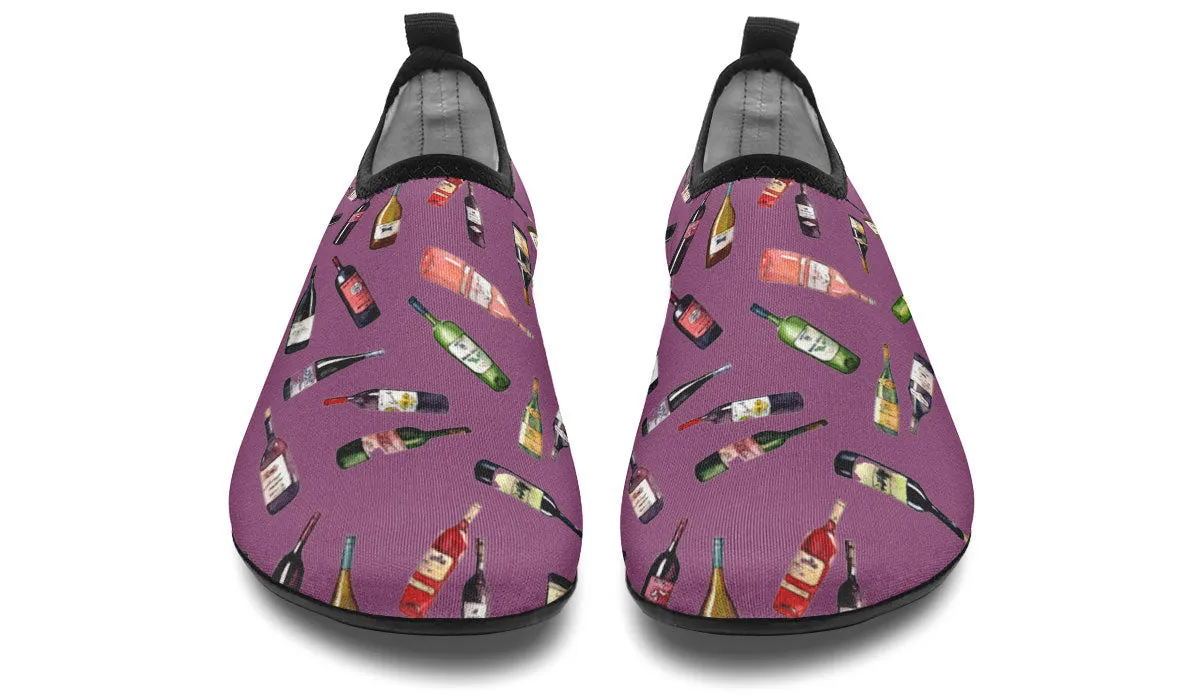Wine Pattern Aqua Barefoot Shoes