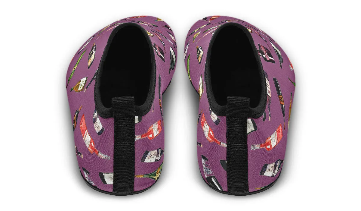 Wine Pattern Aqua Barefoot Shoes