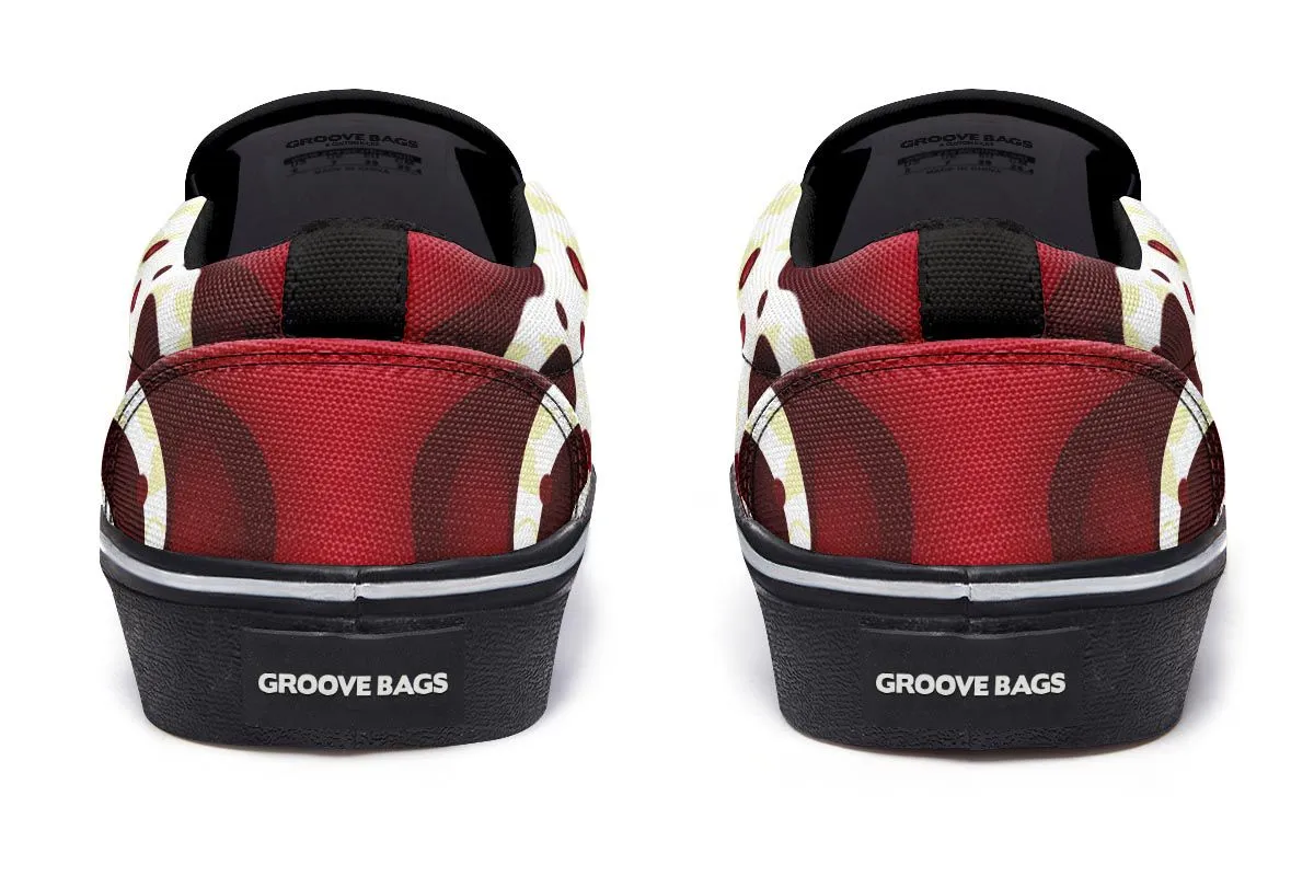 Wine Spill Slip-On Shoes