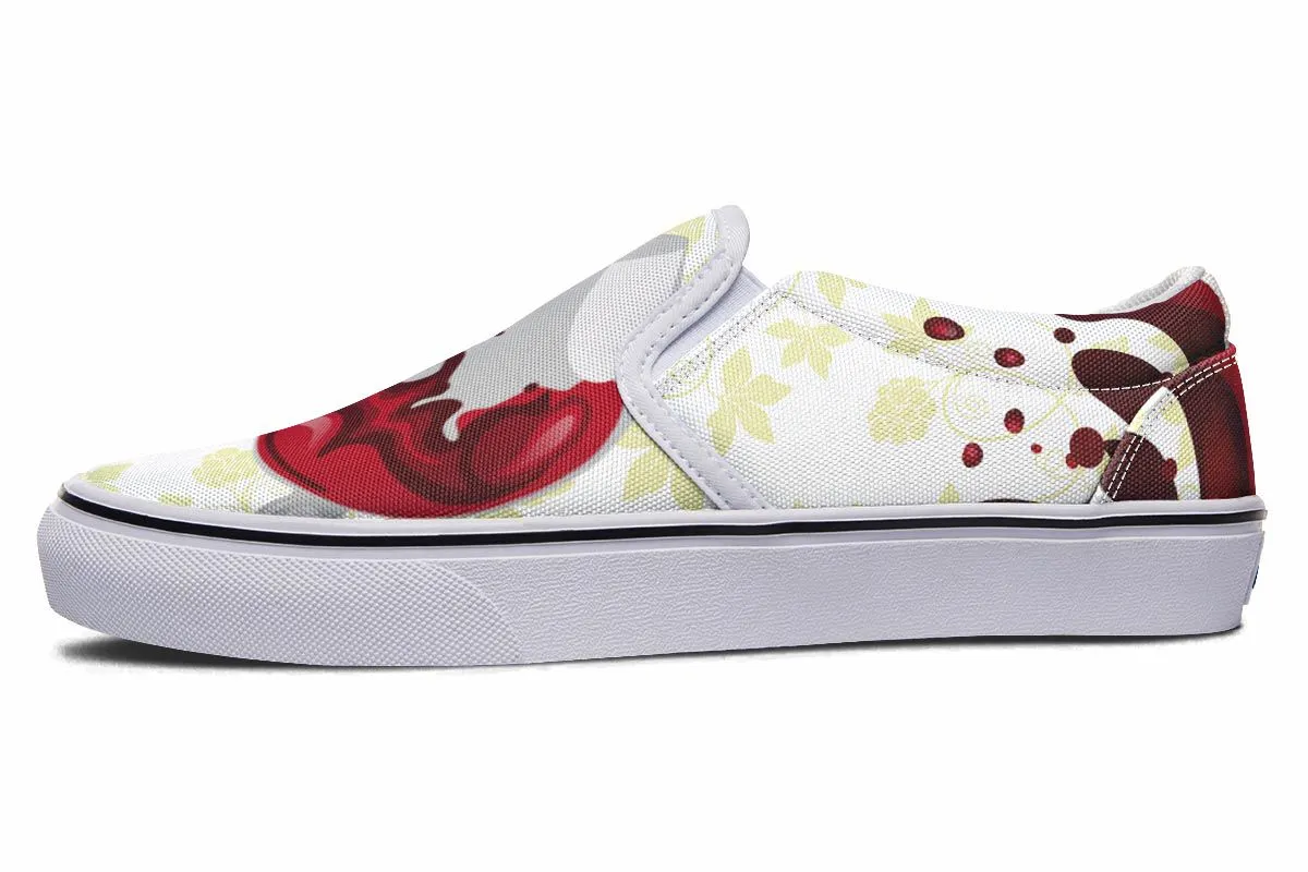 Wine Spill Slip-On Shoes