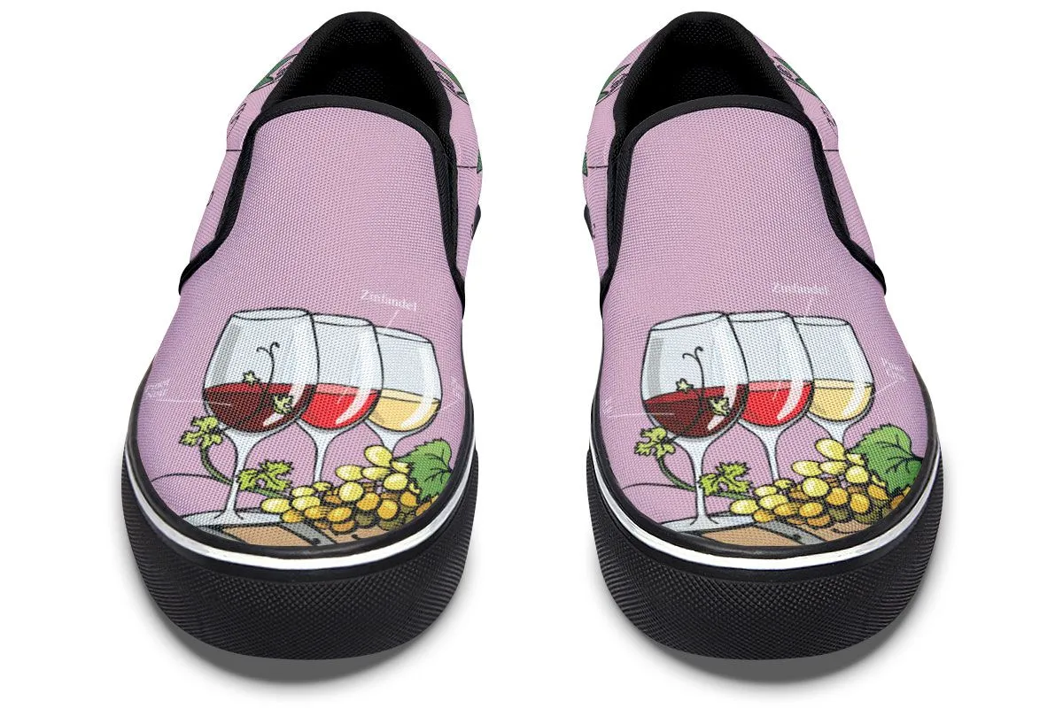 Wine Tasting Slip-On Shoes