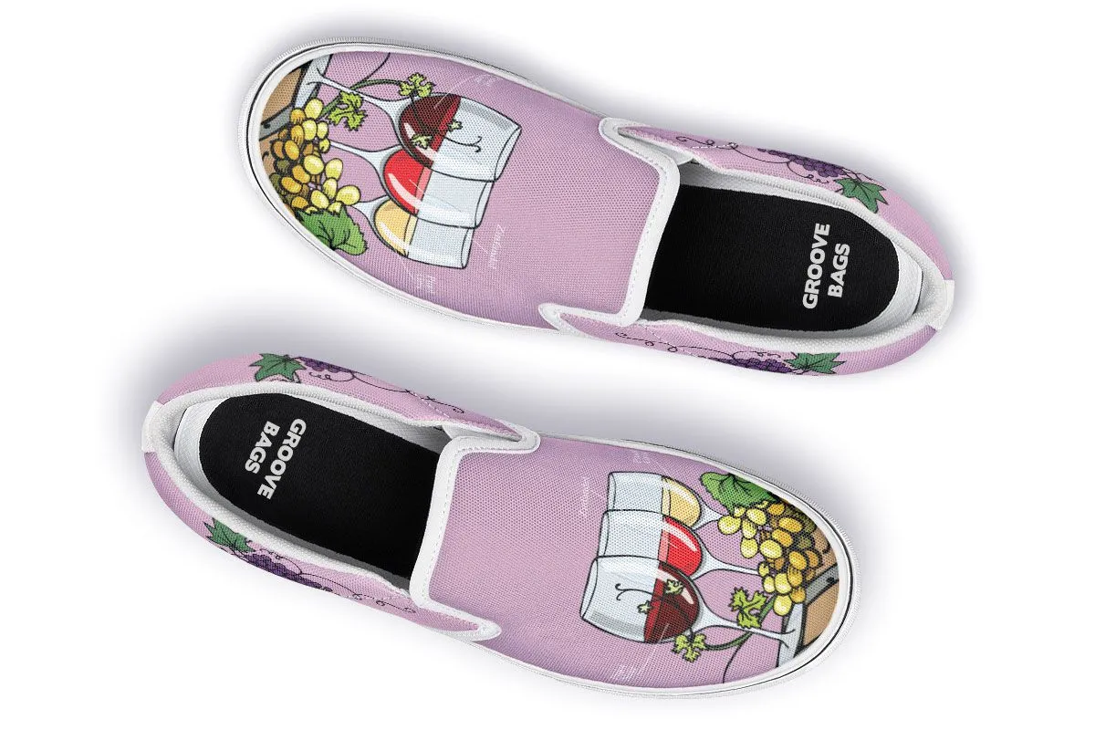 Wine Tasting Slip-On Shoes