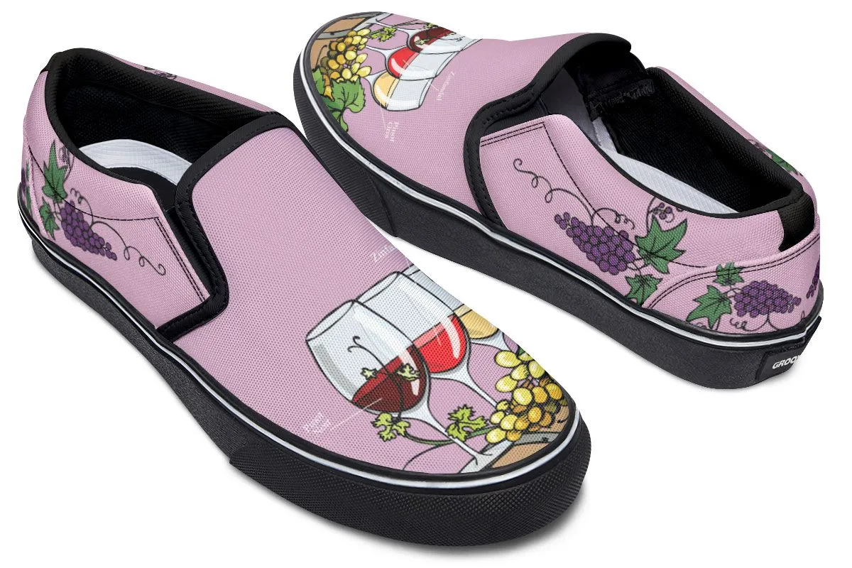 Wine Tasting Slip-On Shoes