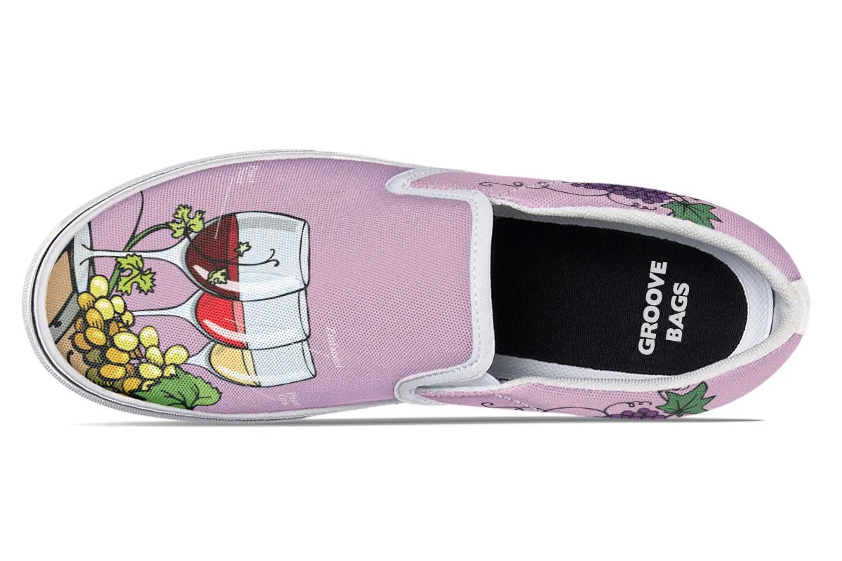 Wine Tasting Slip-On Shoes